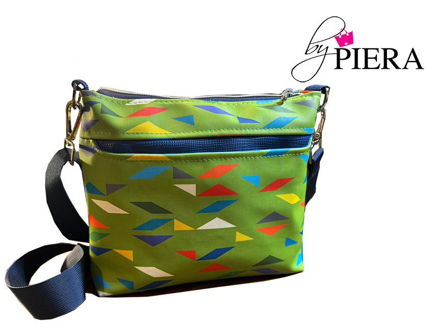 Zabelia Triple Zip Bag - PDF sewing pattern