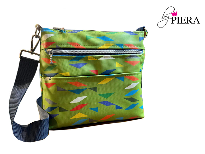 Zabelia Triple Zip Bag - PDF sewing pattern