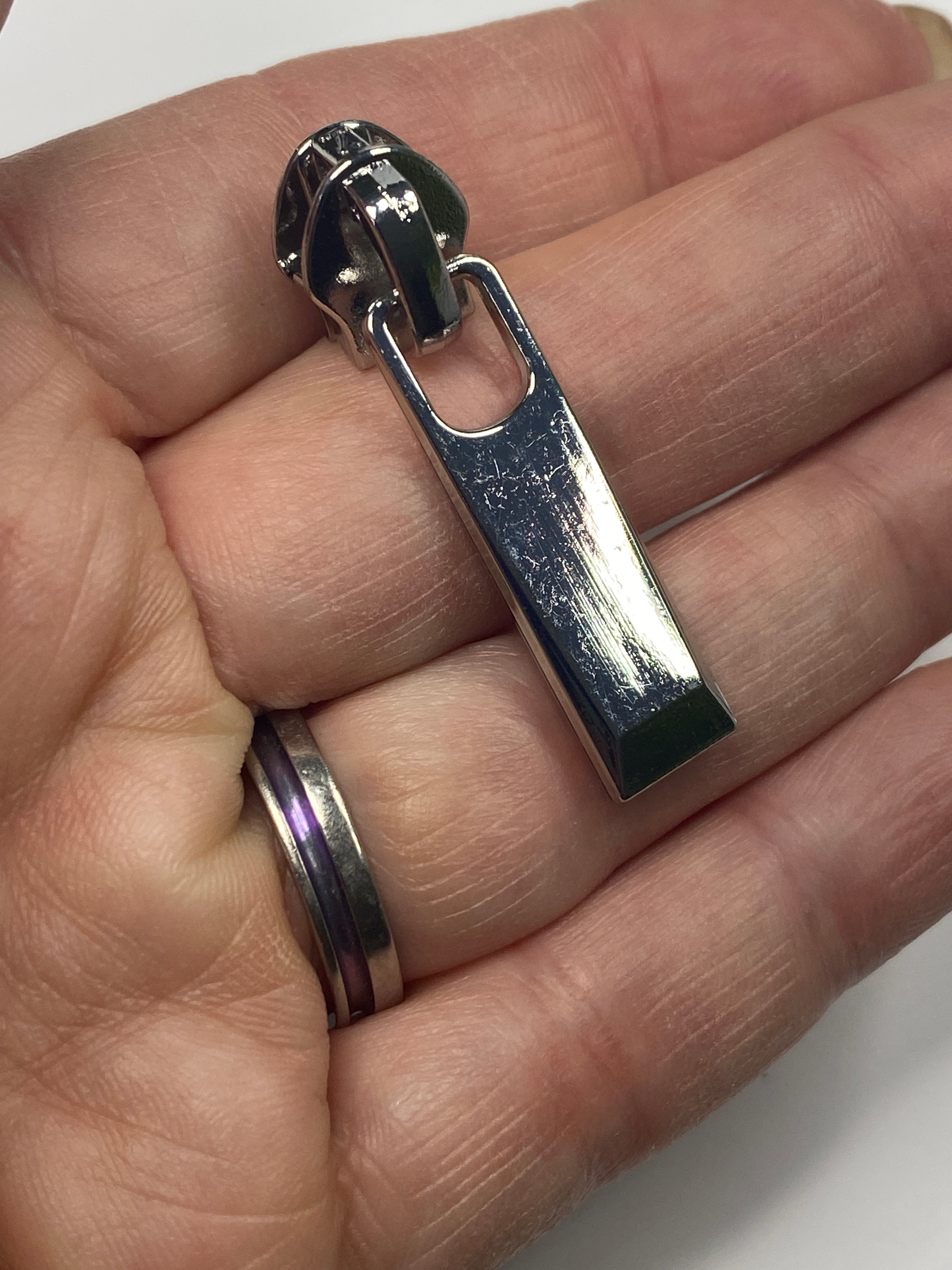 #5 coil zipper pull - Chiseled Flat Pull (LIMITED EDITION)