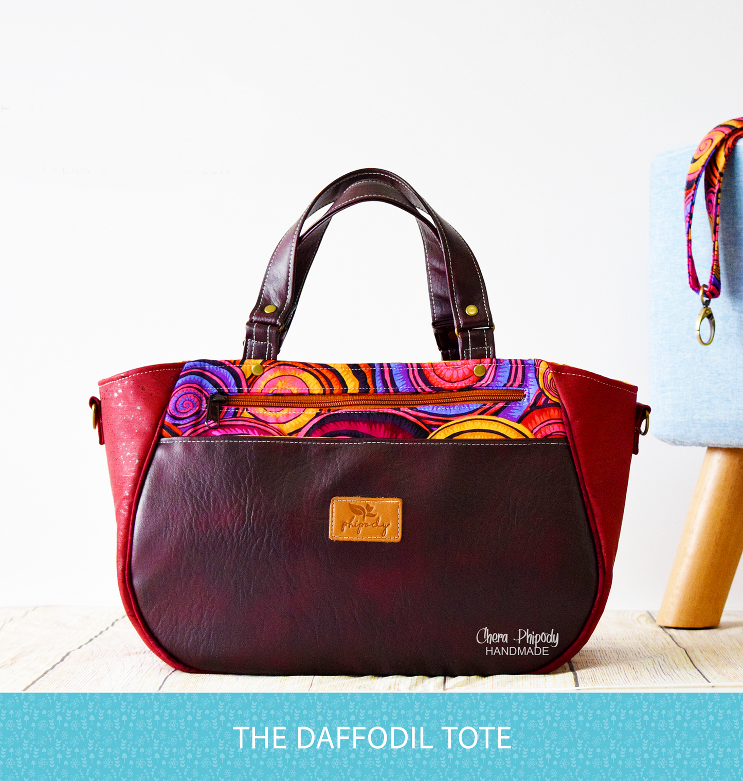 The Daffodil Tote in 2 sizes - PDF Sewing Pattern