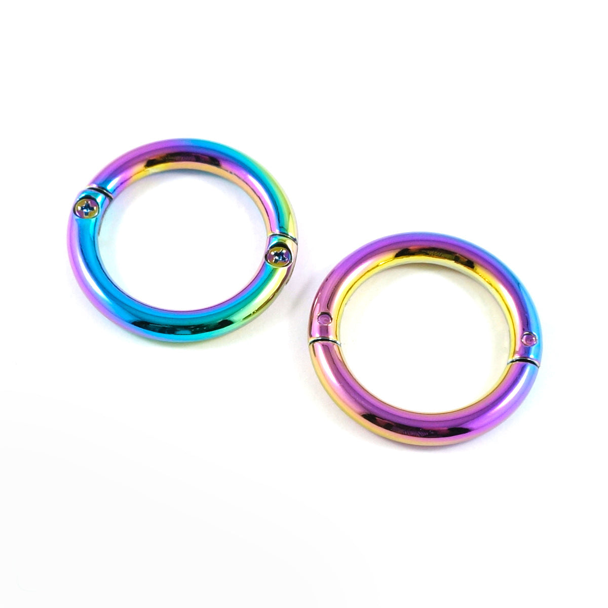 Gate Rings - 1" (25 mm) screw together - Available in 6 metal finishes