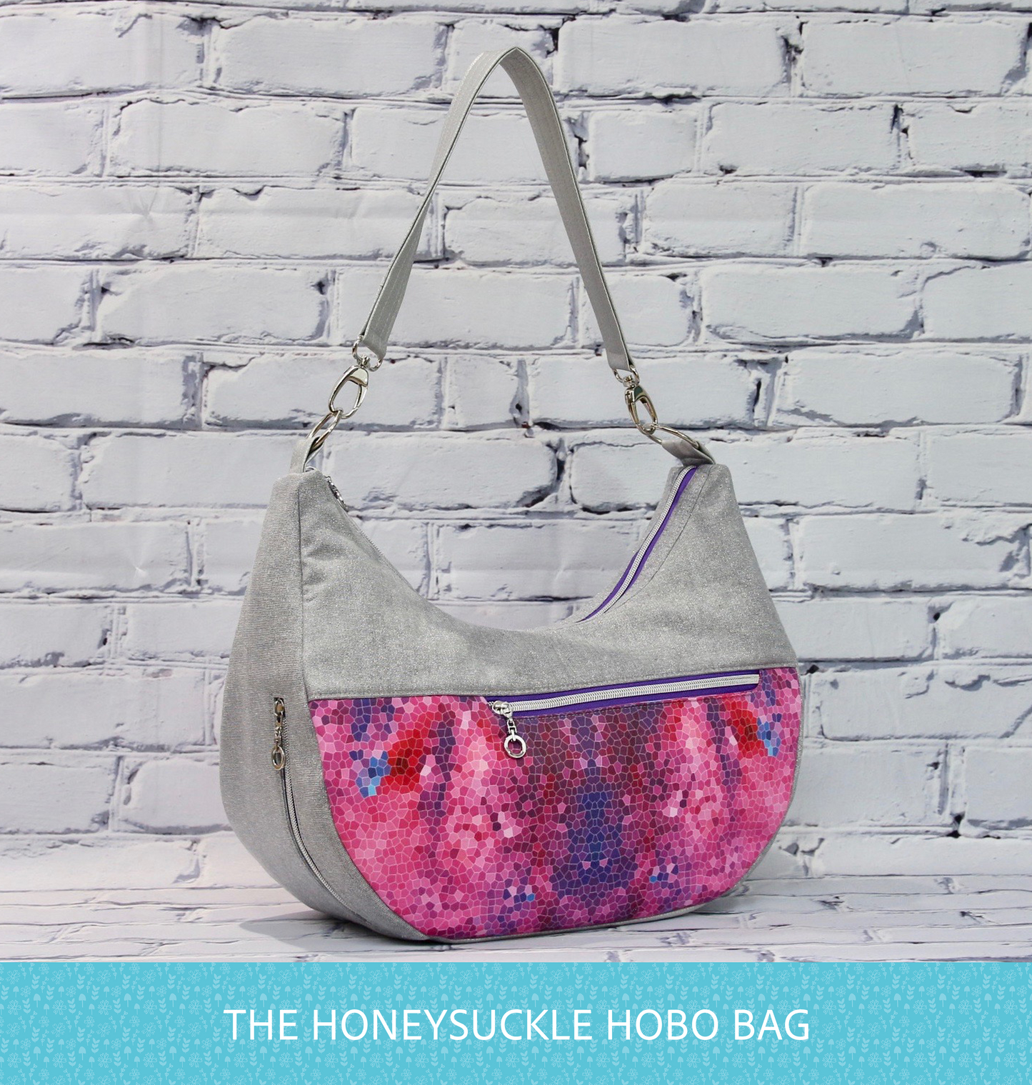 The Honeysuckle Hobo bag - PDF Sewing pattern