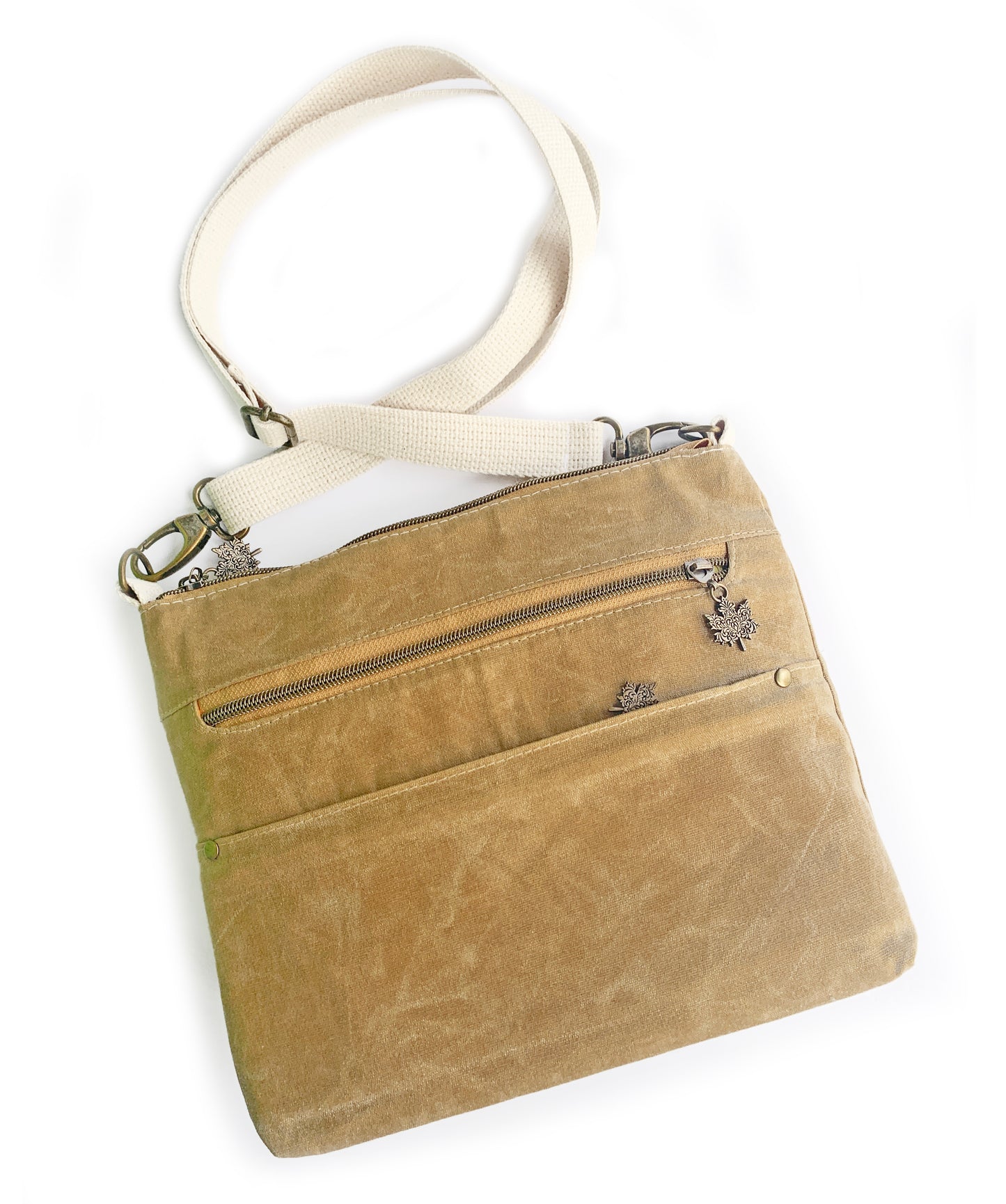 Zabelia Triple Zip Bag - PDF sewing pattern