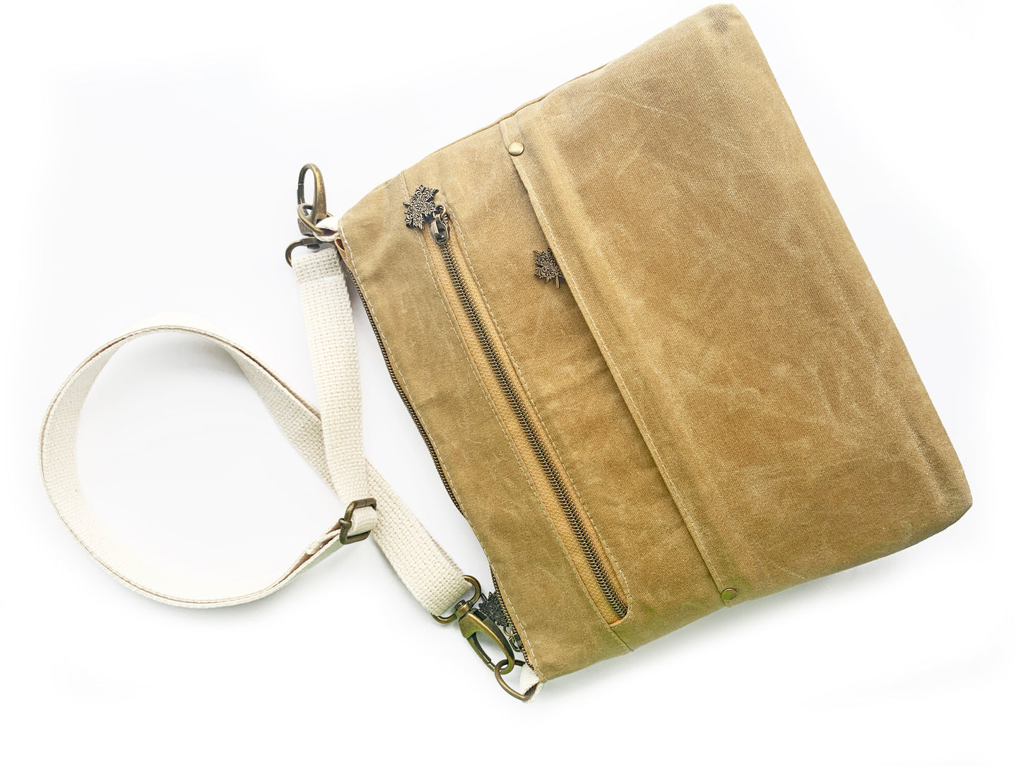 Zabelia Triple Zip Bag - PDF sewing pattern