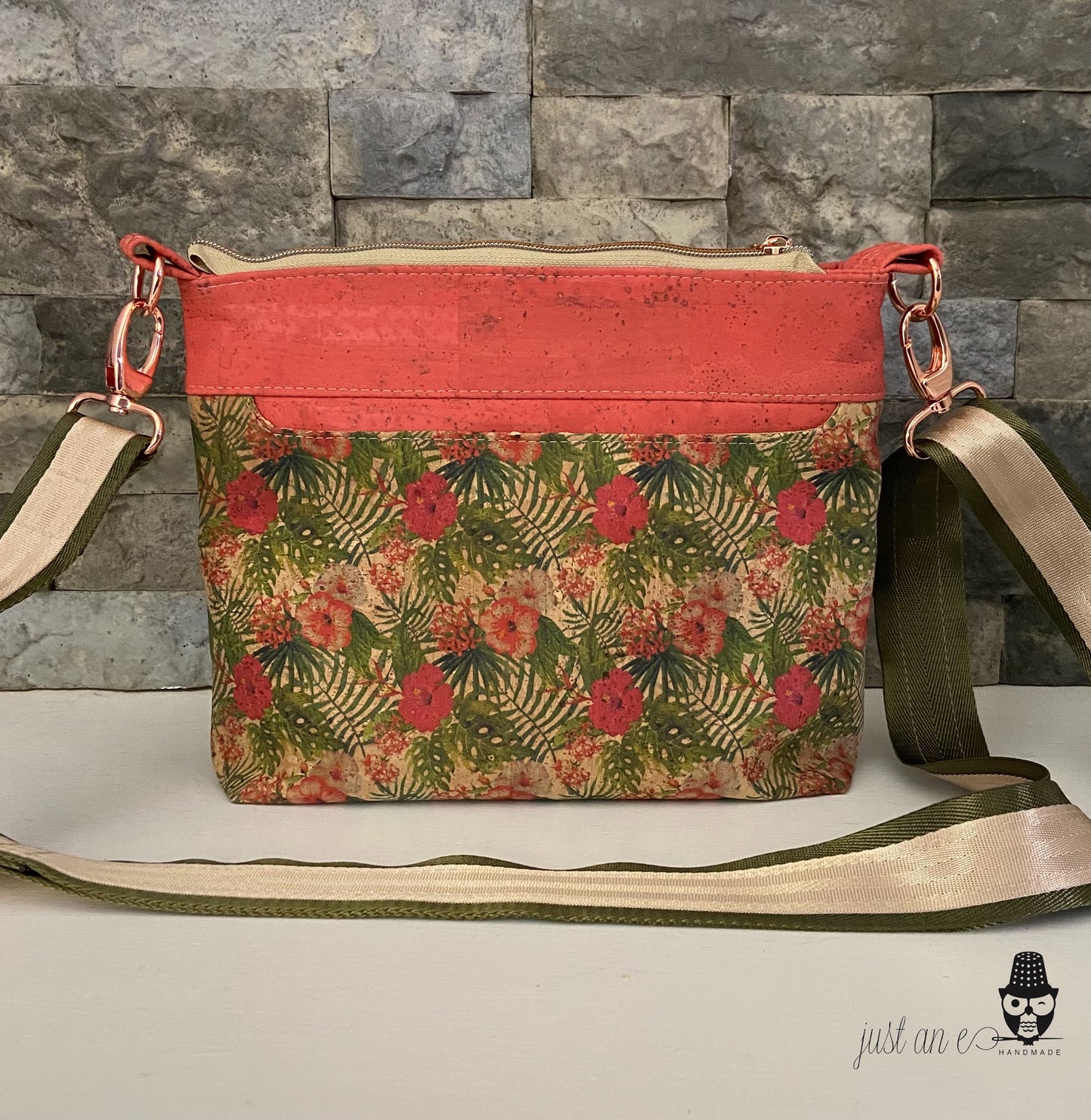 Zabelia Triple Zip Bag - PDF sewing pattern