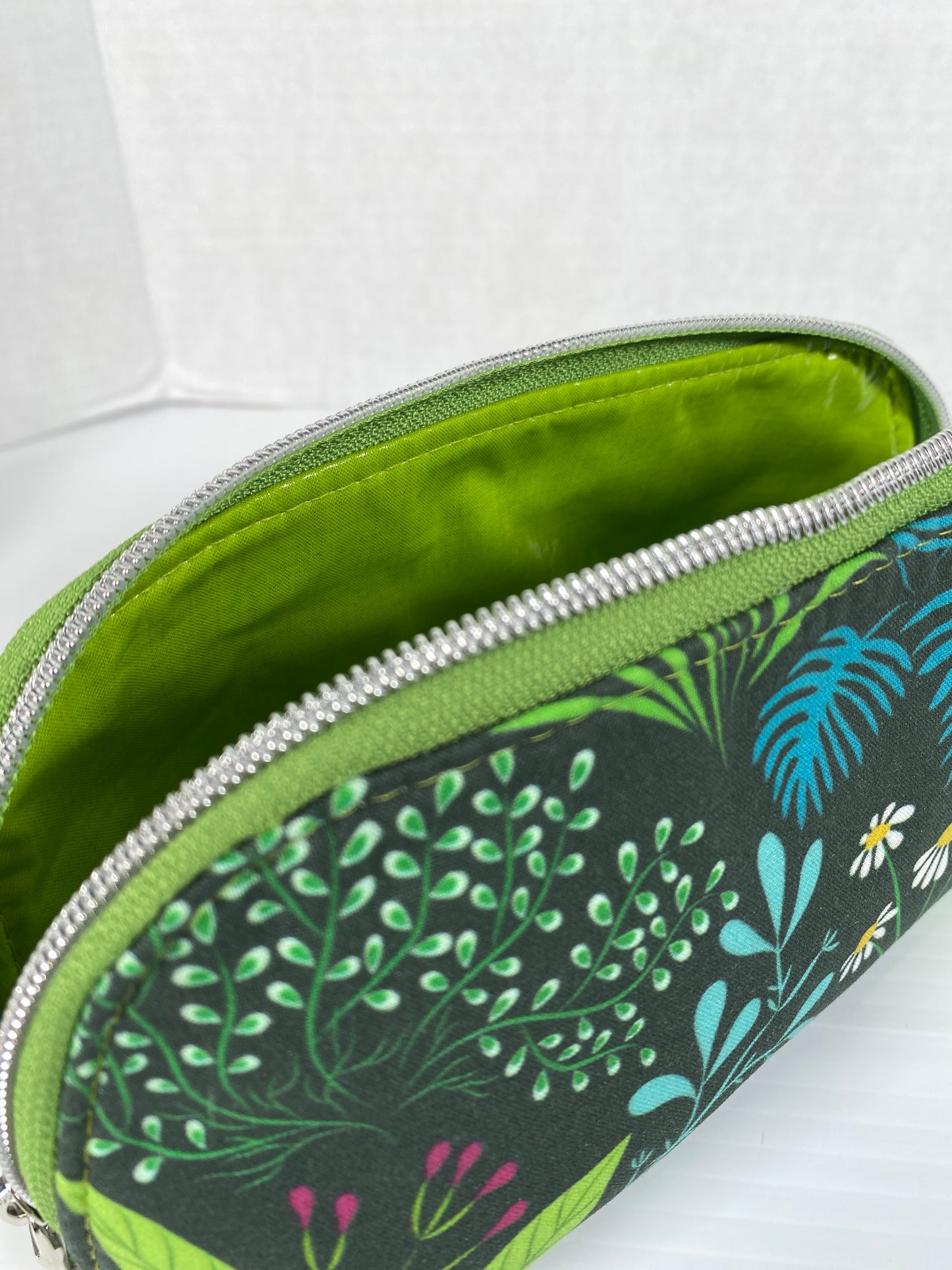 Crocus pouches - handmade cosmetic bags