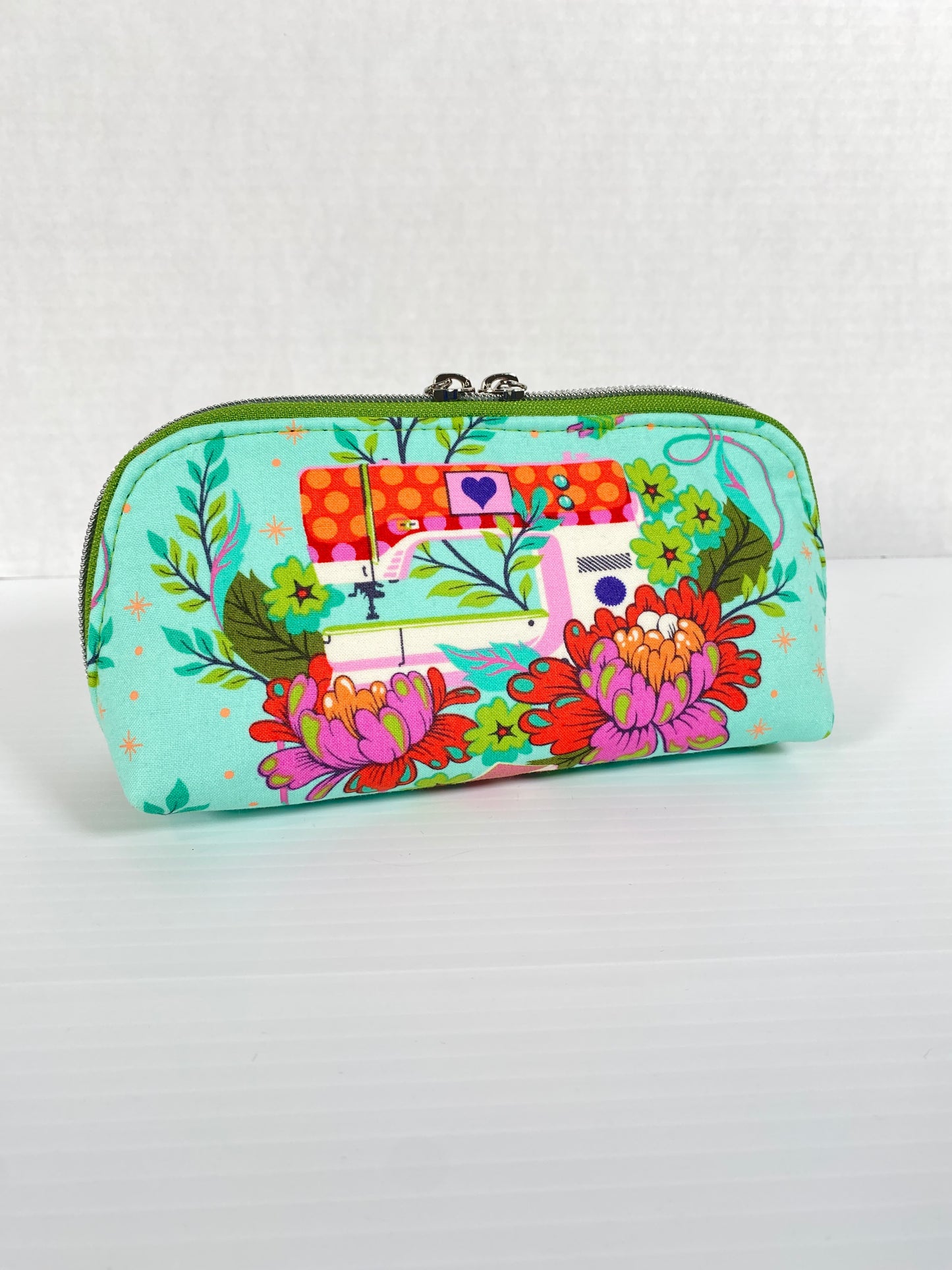 Crocus pouches - handmade cosmetic bags