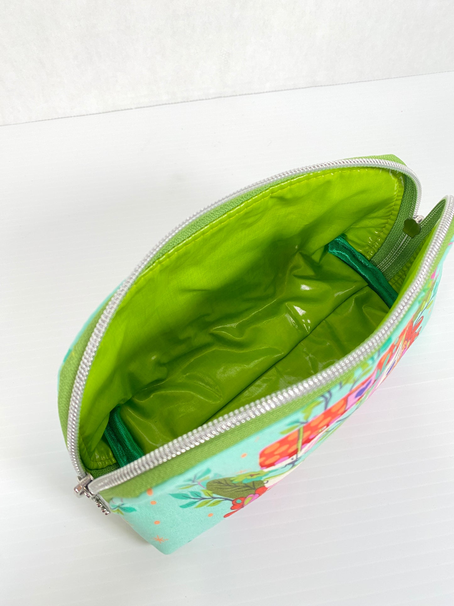 Crocus pouches - handmade cosmetic bags