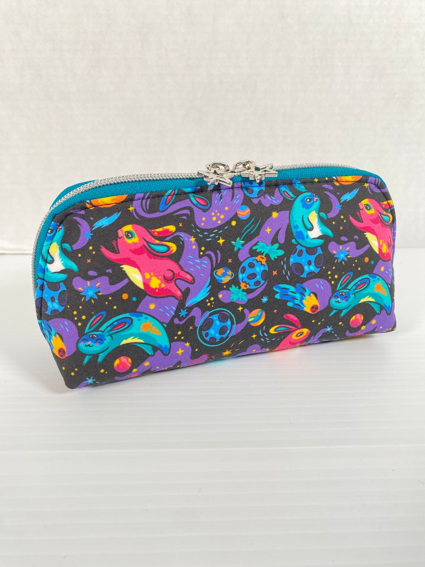Crocus pouches - handmade cosmetic bags
