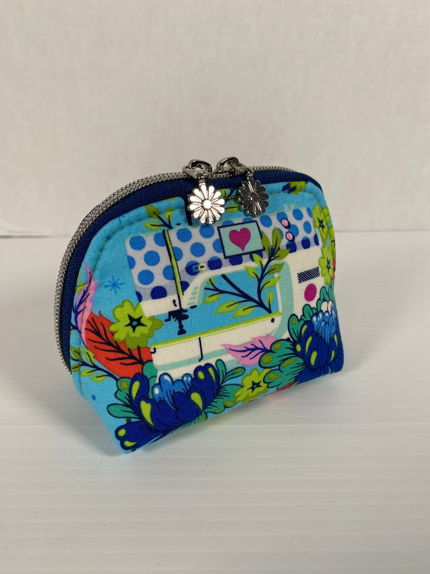 Crocus pouches - handmade cosmetic bags