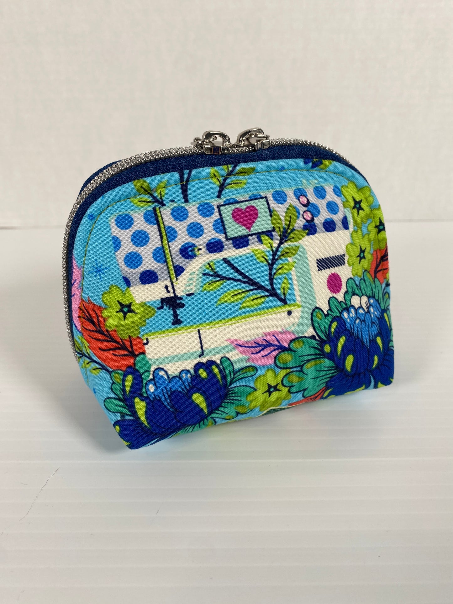 Crocus pouches - handmade cosmetic bags