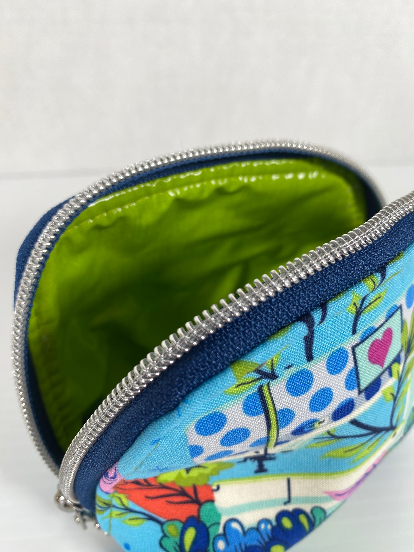 Crocus pouches - handmade cosmetic bags