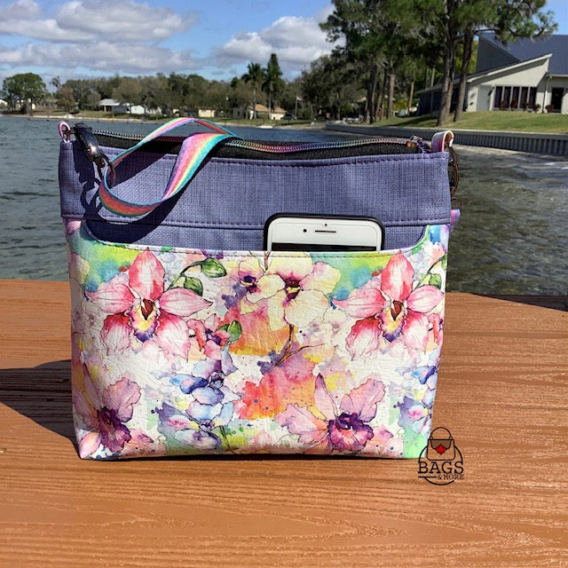 Zabelia Triple Zip Bag - PDF sewing pattern