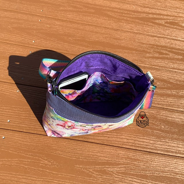 Zabelia Triple Zip Bag - PDF sewing pattern