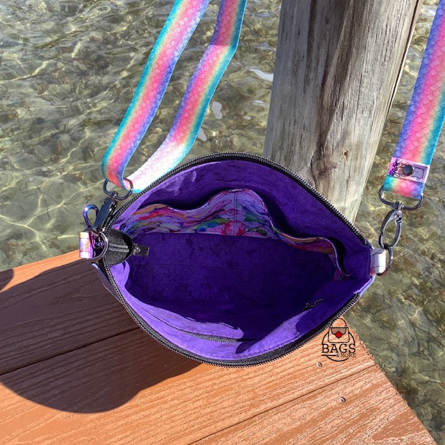Zabelia Triple Zip Bag - PDF sewing pattern