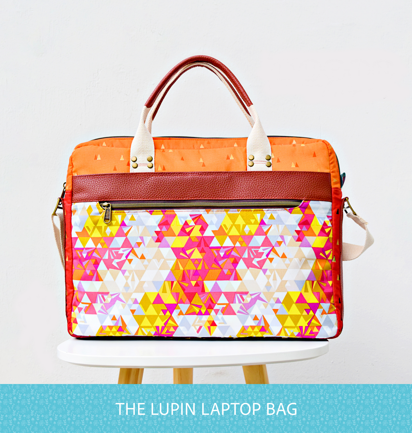 Lupin Laptop Bag - PDF sewing pattern