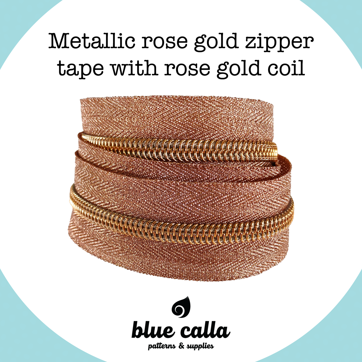#5 Metallic Nylon Coil Zipper tape - Limited Edition Metallic Zipper Tape Bundle