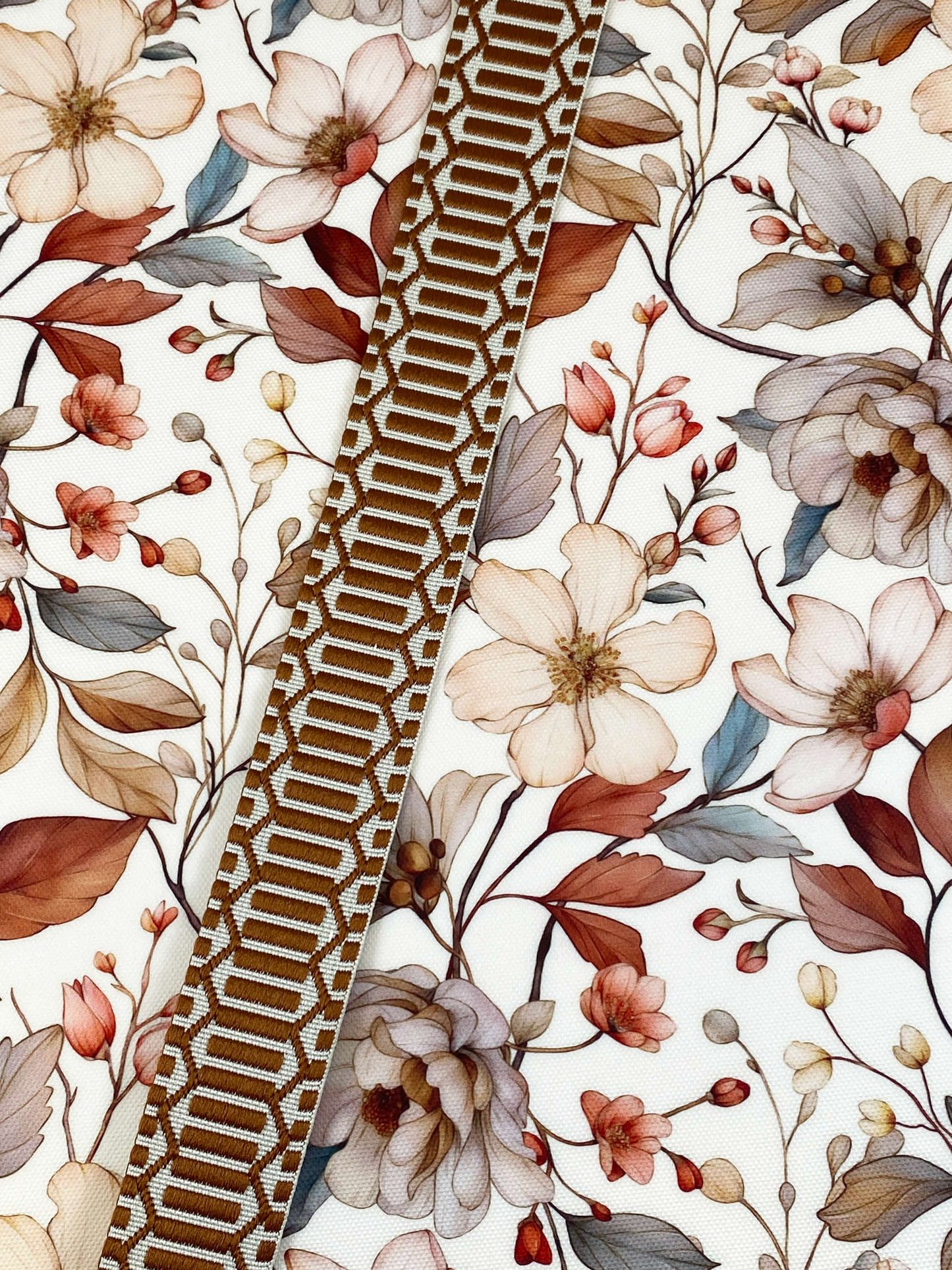 Printed Waterproof Canvas - Neutral Floral
