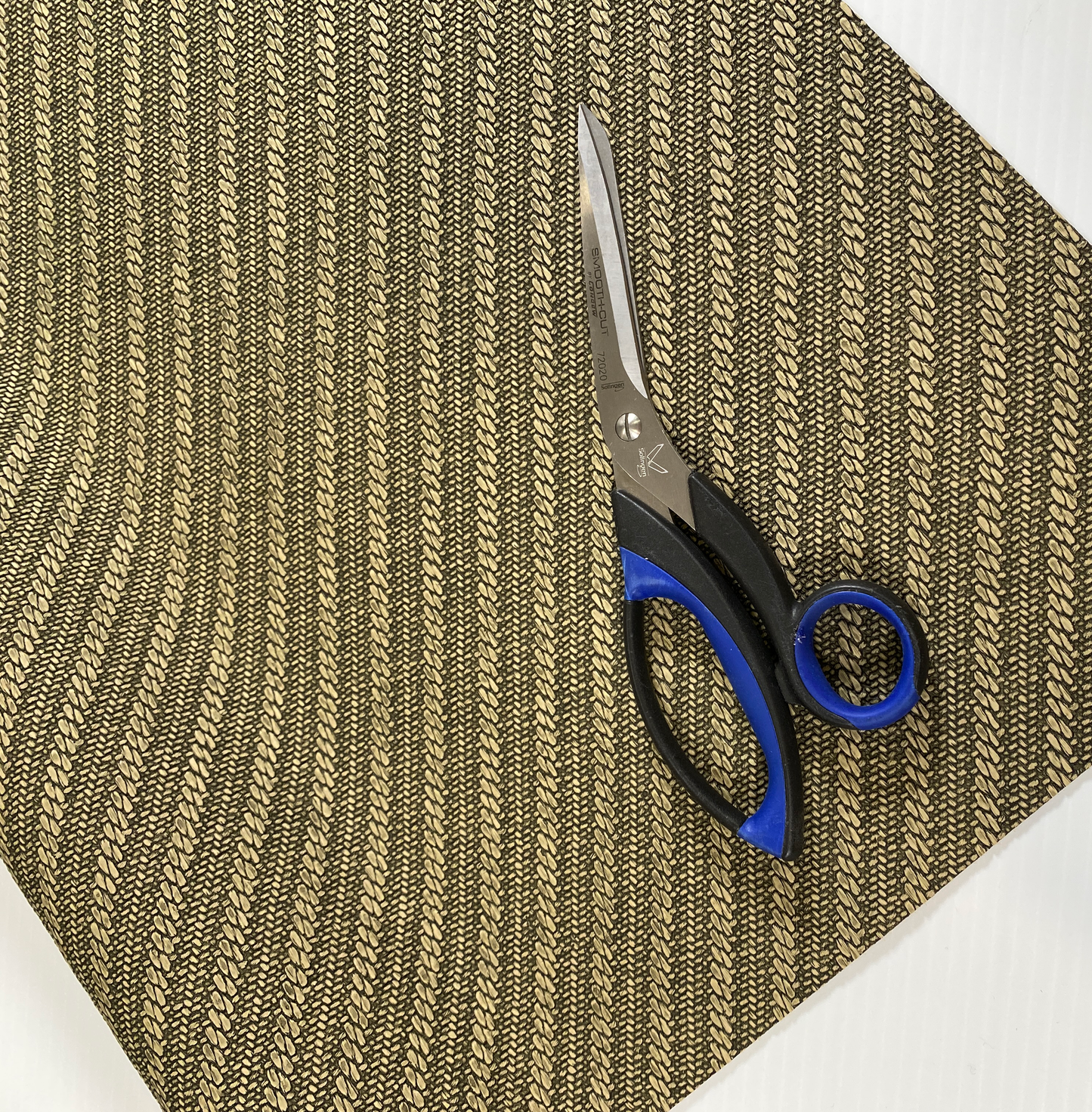 KNIT Faux Leather - Olive