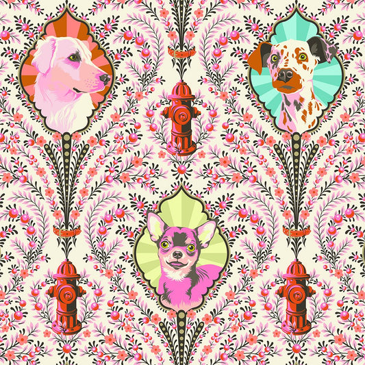 Besties - Tula Pink - Puppy Dog Eyes in Blossom