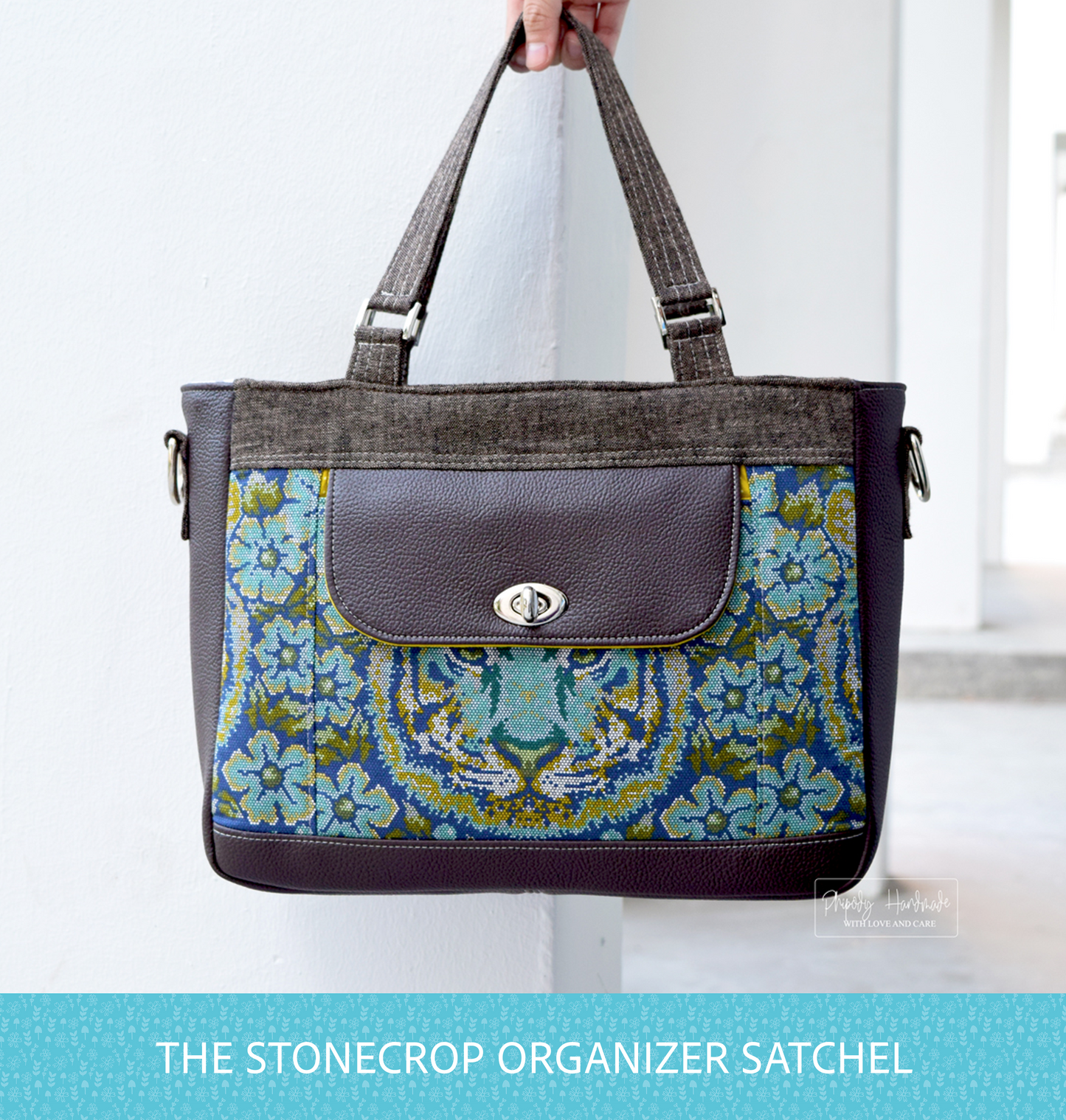 The Stonecrop Organizer Satchel - PDF Sewing Pattern