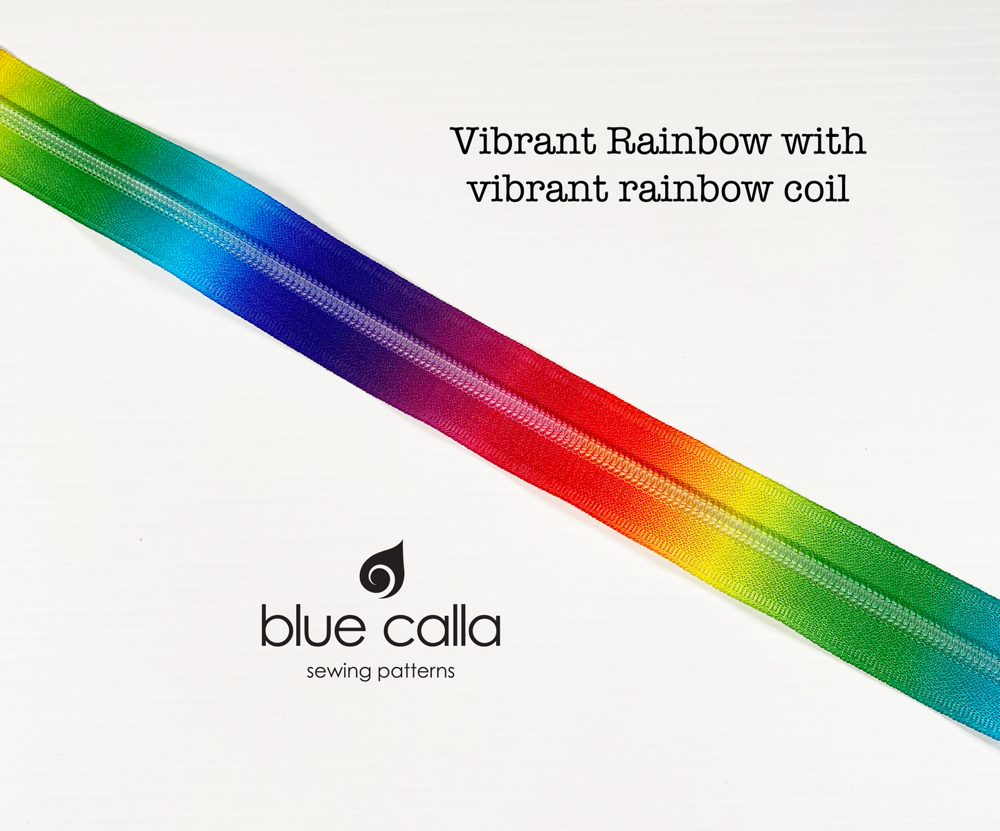 VIBRANT RAINBOW COIL - VIBRANT RAINBOW - #5 Metallic Nylon Coil Zipper tape