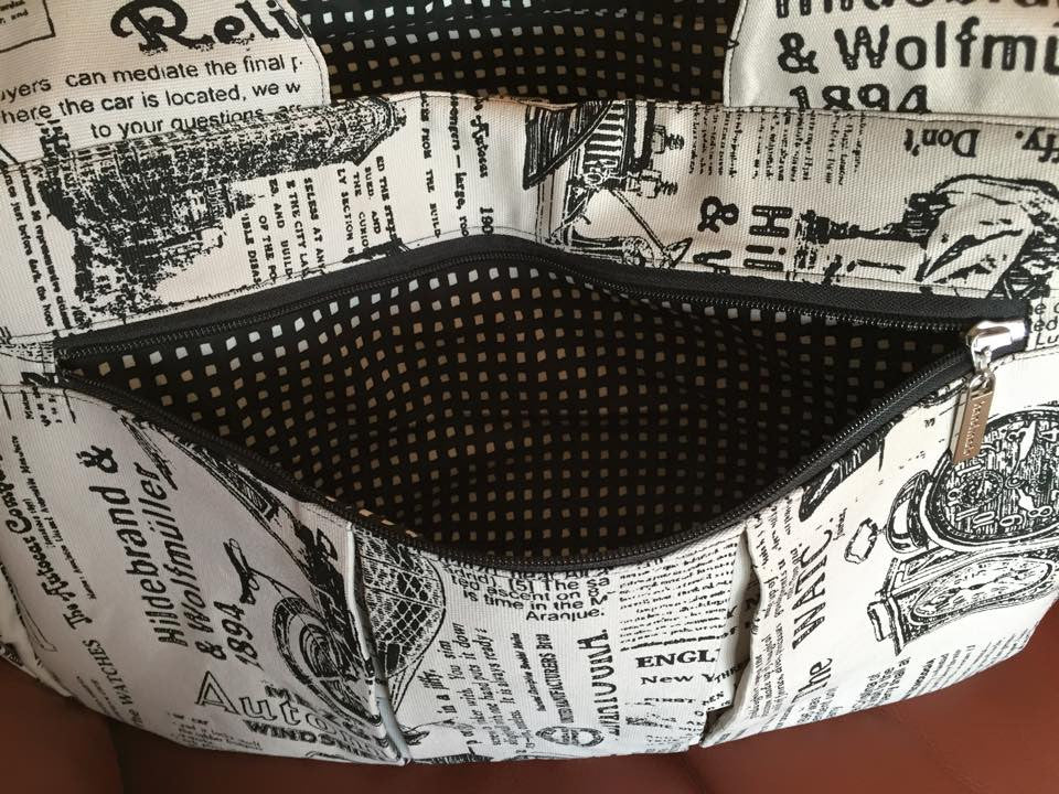 The Foxglove Bag - Fitness or Diaper bag - PDF Sewing Pattern