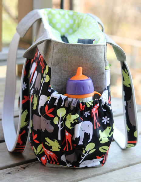 The Foxglove Bag - Fitness or Diaper bag - PDF Sewing Pattern