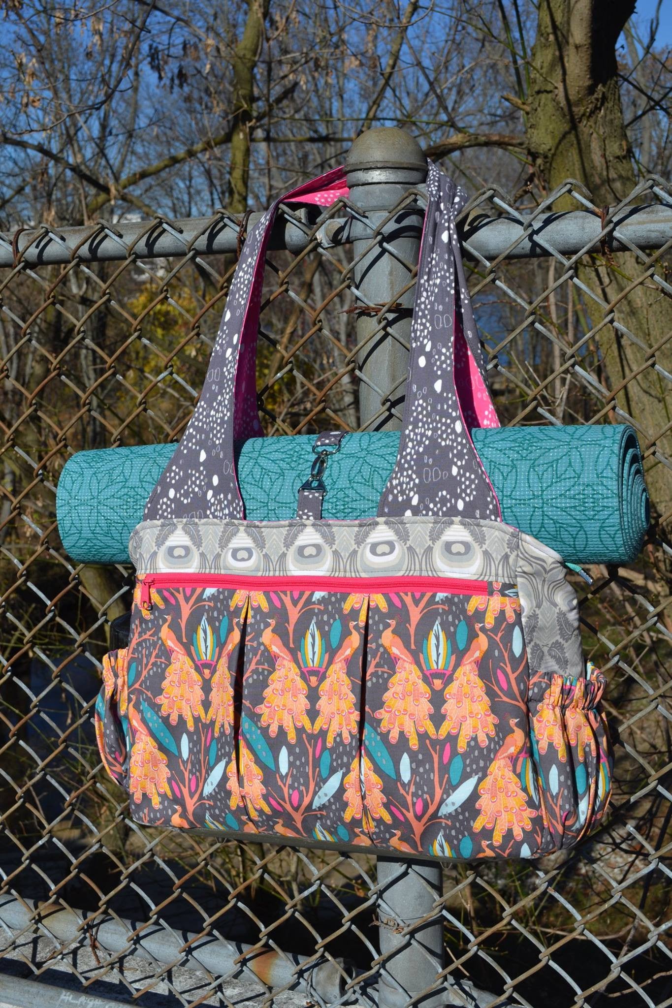 The Foxglove Bag - Fitness or Diaper bag - PDF Sewing Pattern