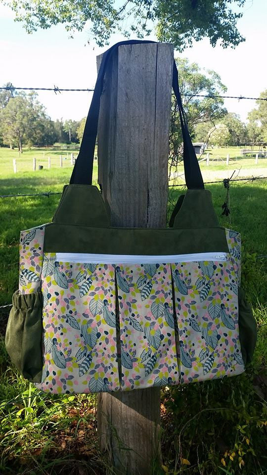 The Foxglove Bag - Fitness or Diaper bag - PDF Sewing Pattern