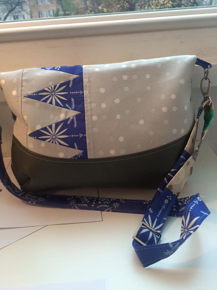 The Freesia Foldover Bag - PDF Sewing Pattern