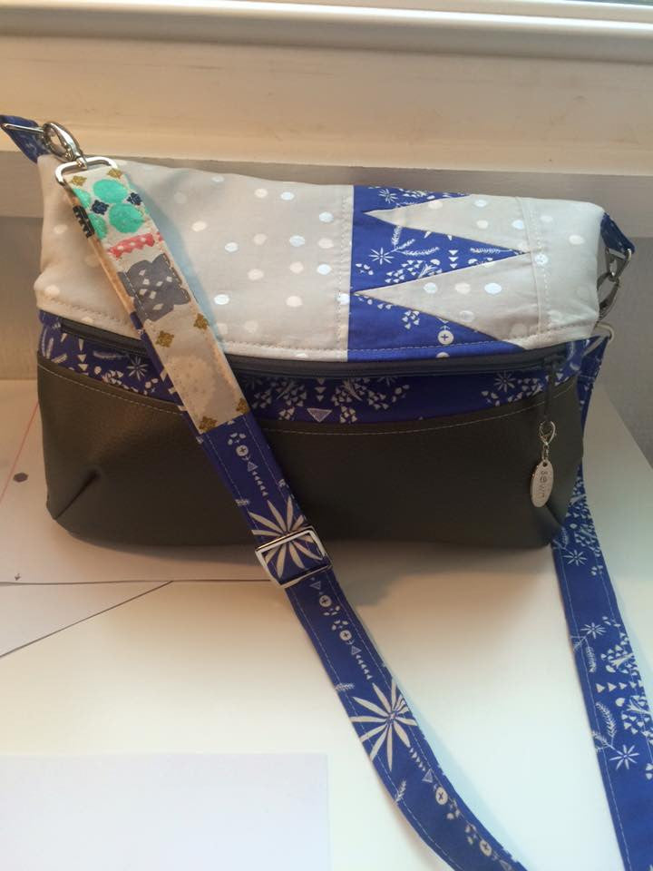 The Freesia Foldover Bag - PDF Sewing Pattern