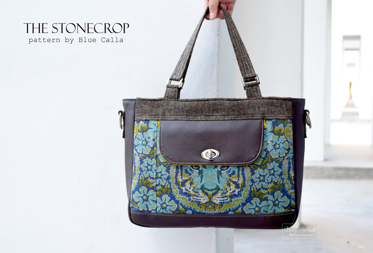 The Stonecrop Organizer Satchel - PDF Sewing Pattern