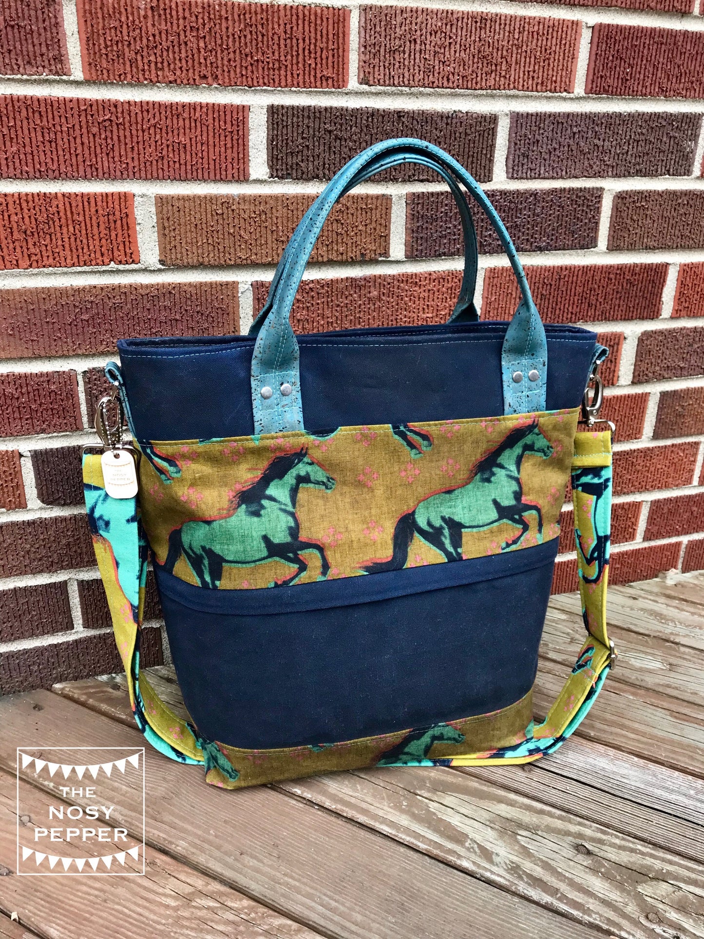 The Waterlily Waxed Canvas Tote (2 versions) - PDF Sewing pattern