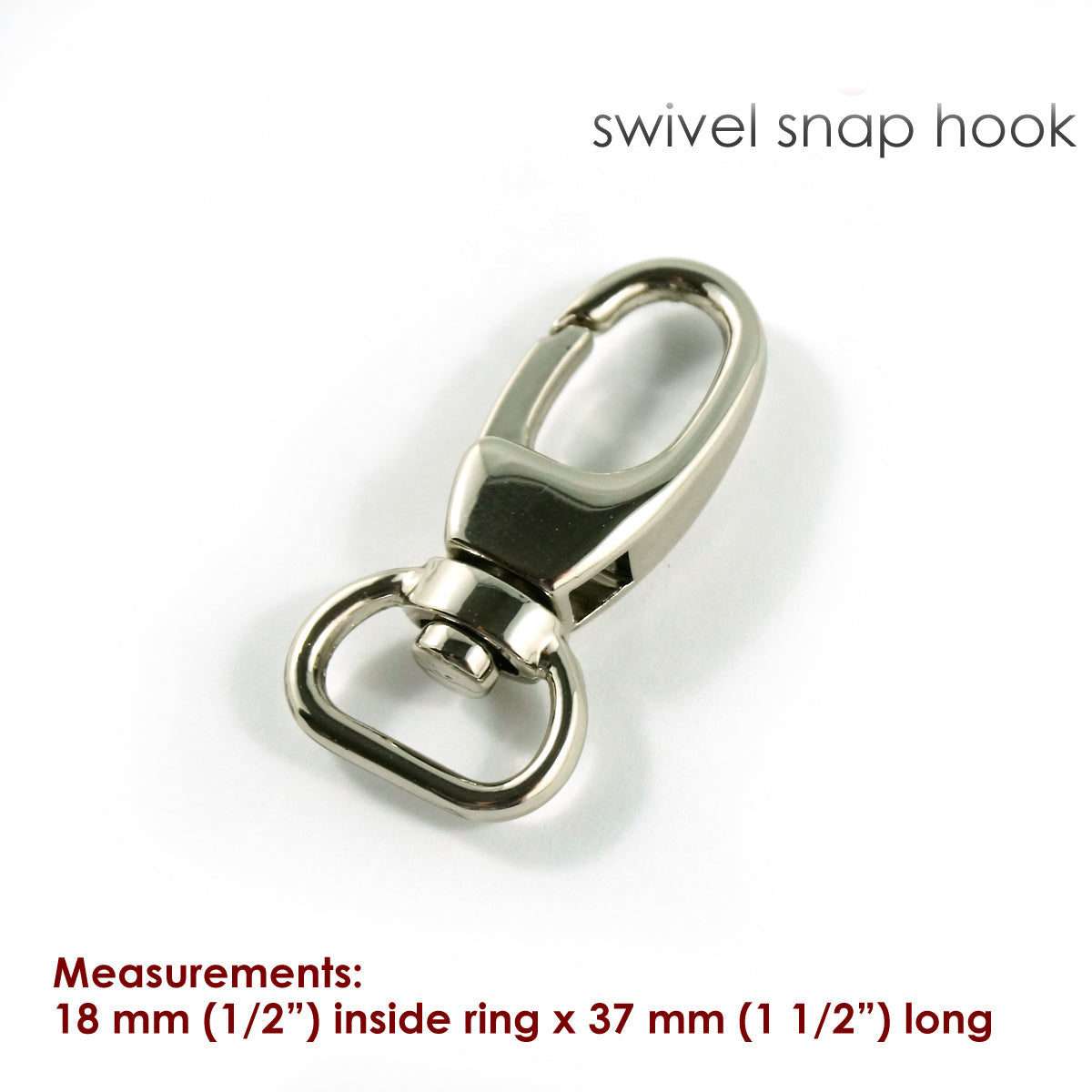 1/2" swivels (SET of 2) - Available in 5 metal finishes