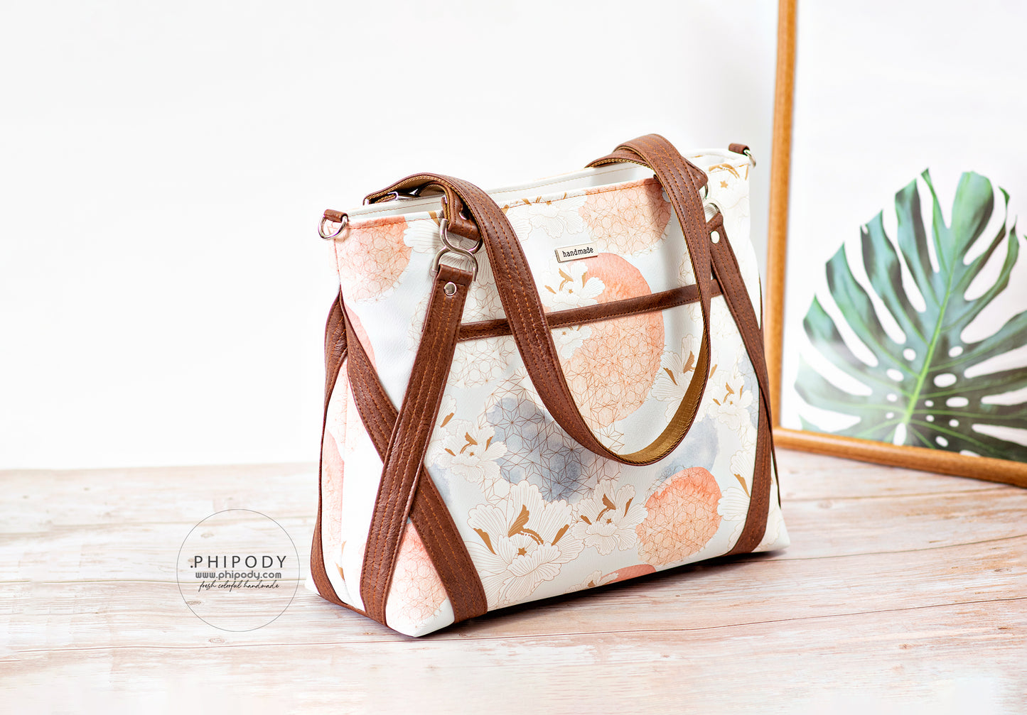 Passion Flower Tote - PDF Sewing pattern