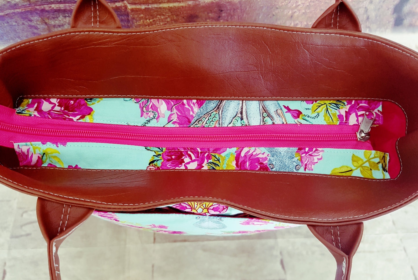 The Waterlily Waxed Canvas Tote (2 versions) - PDF Sewing pattern