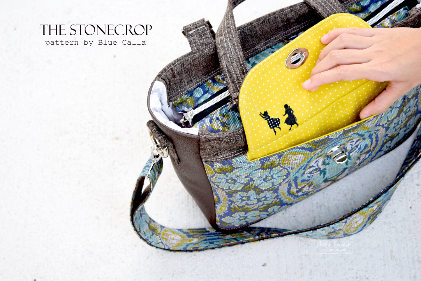 The Stonecrop Organizer Satchel - PDF Sewing Pattern