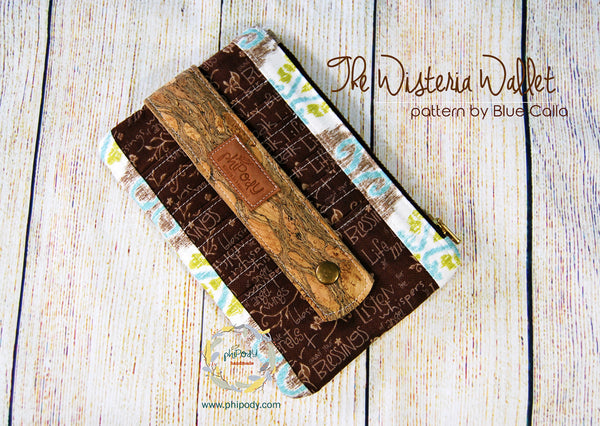 The Wisteria Wallet - PDF Sewing Pattern
