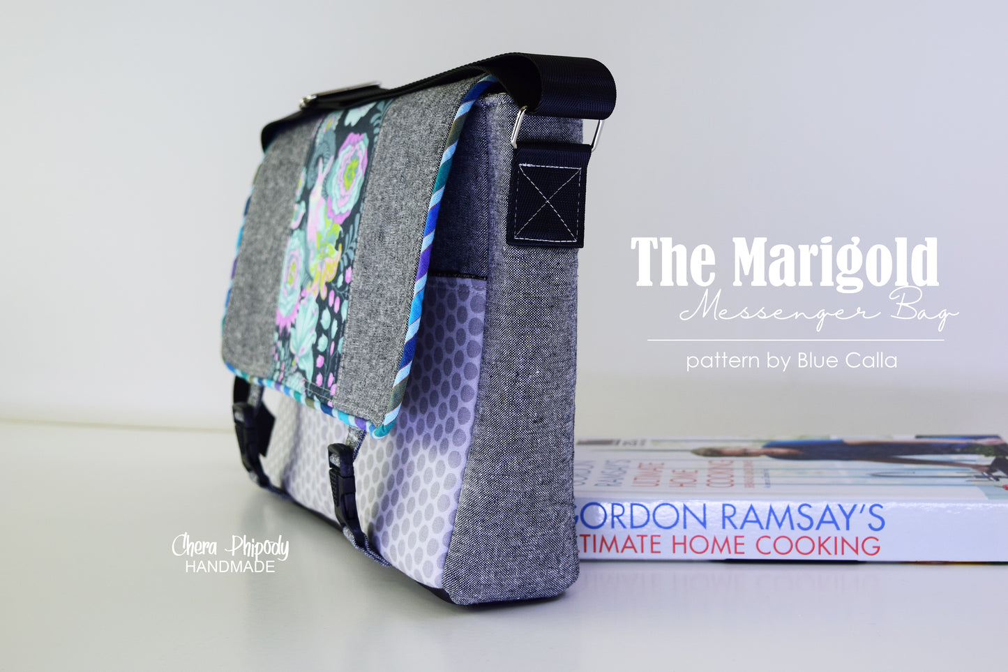 The Marigold iPad Messenger Bag - PDF Sewing Pattern