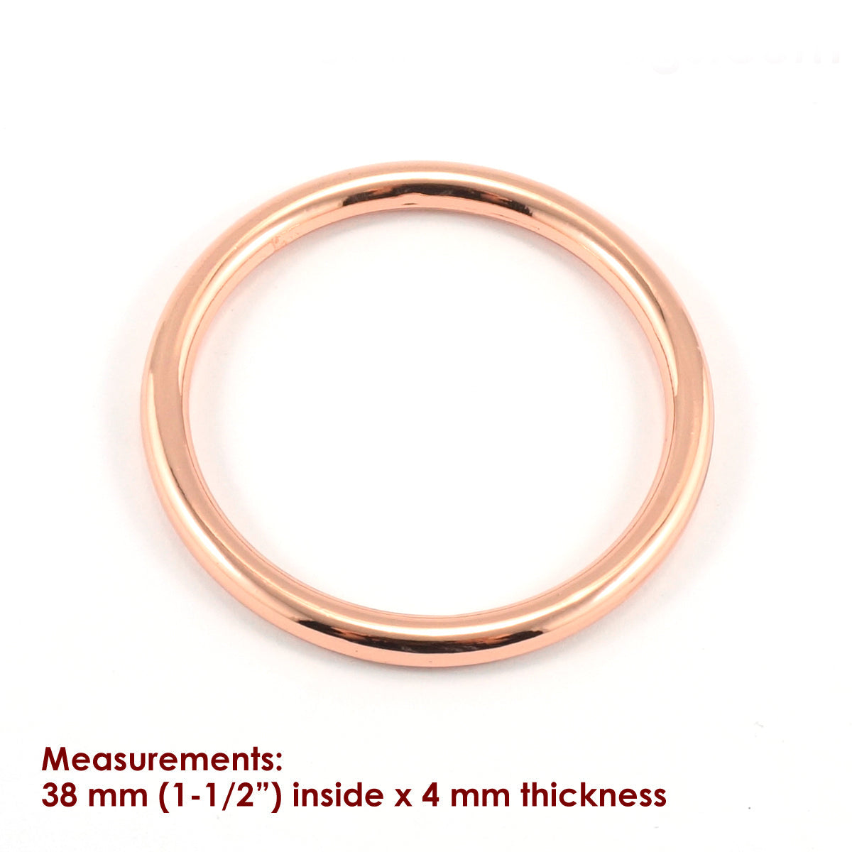 1.5" O-rings (SET of 4) - Available in 6 metal finishes