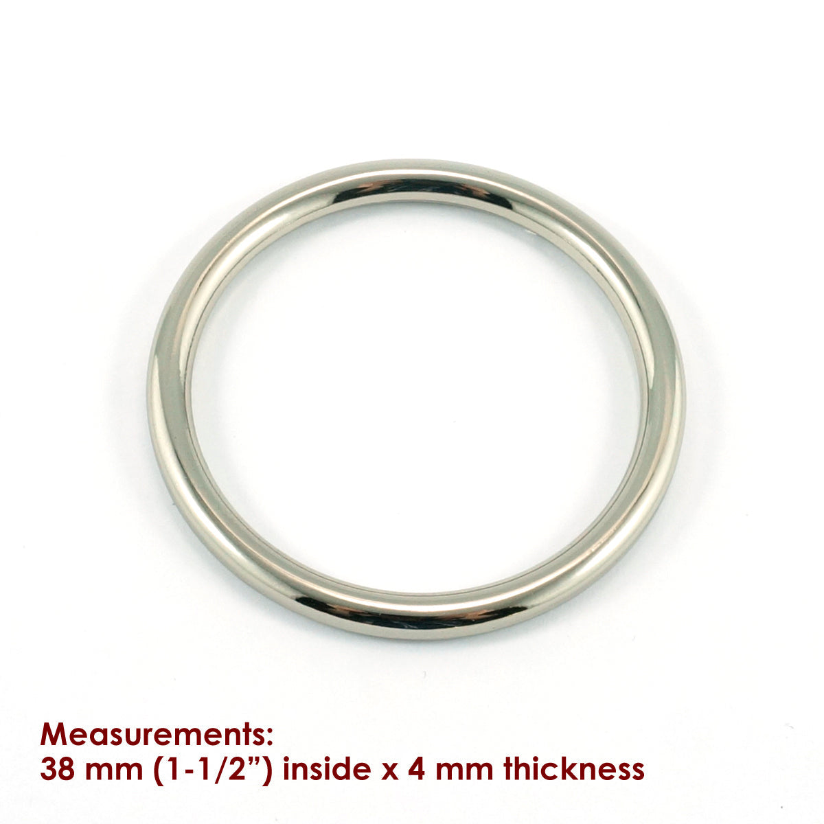 1.5" O-rings (SET of 4) - Available in 6 metal finishes
