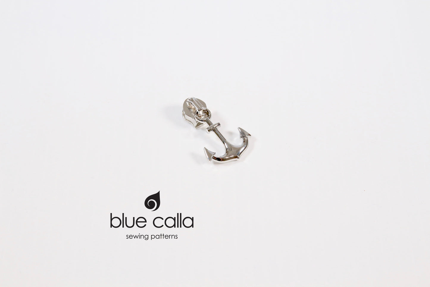 #5 coil zipper pull - Anchor