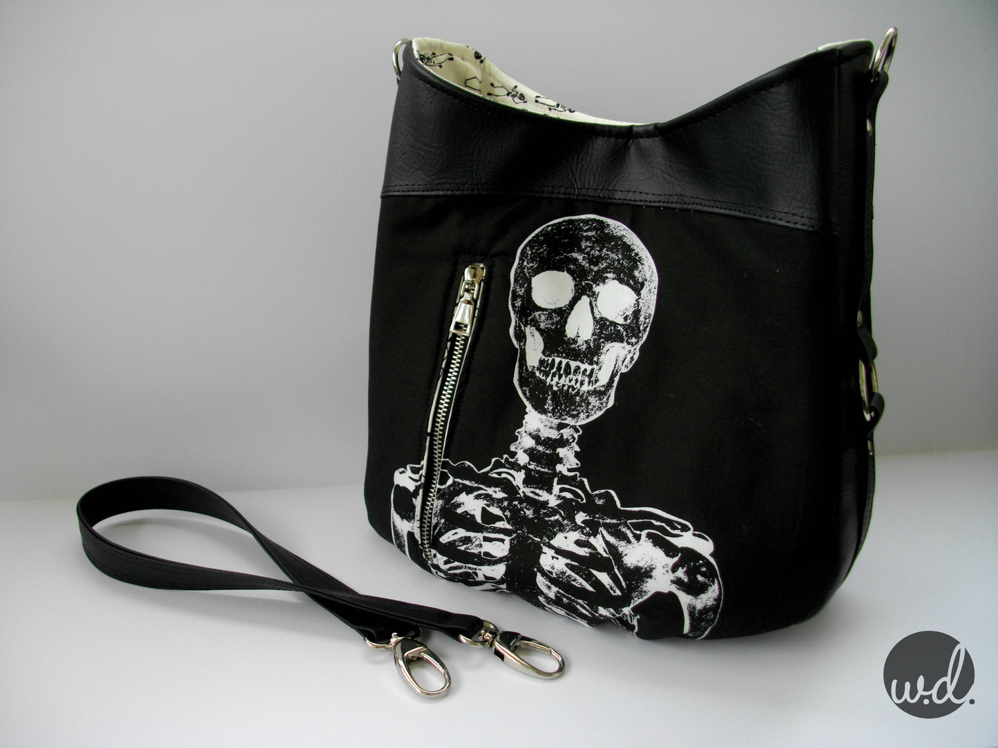 The Hollyhock Hobo Bag in 2 styles - PDF Sewing Pattern