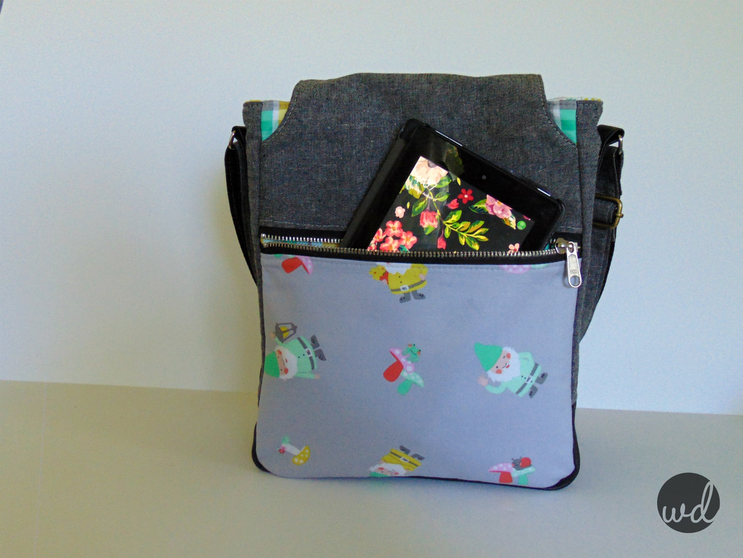 The Coneflower Cross Body bag - PDF Sewing pattern