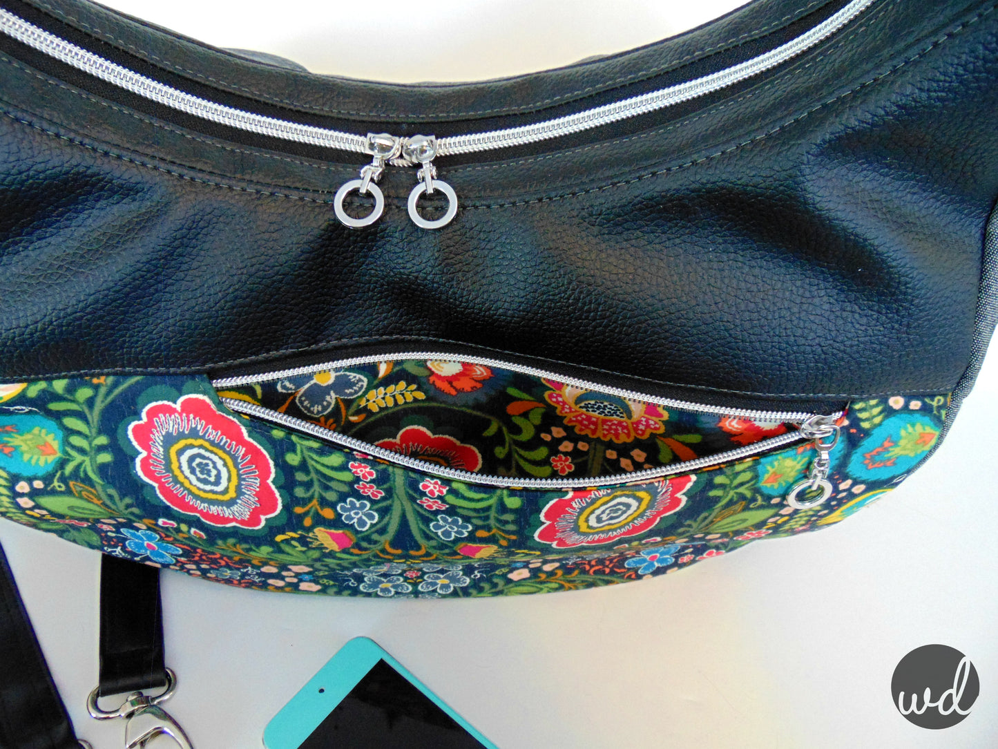 The Honeysuckle Hobo bag - PDF Sewing pattern
