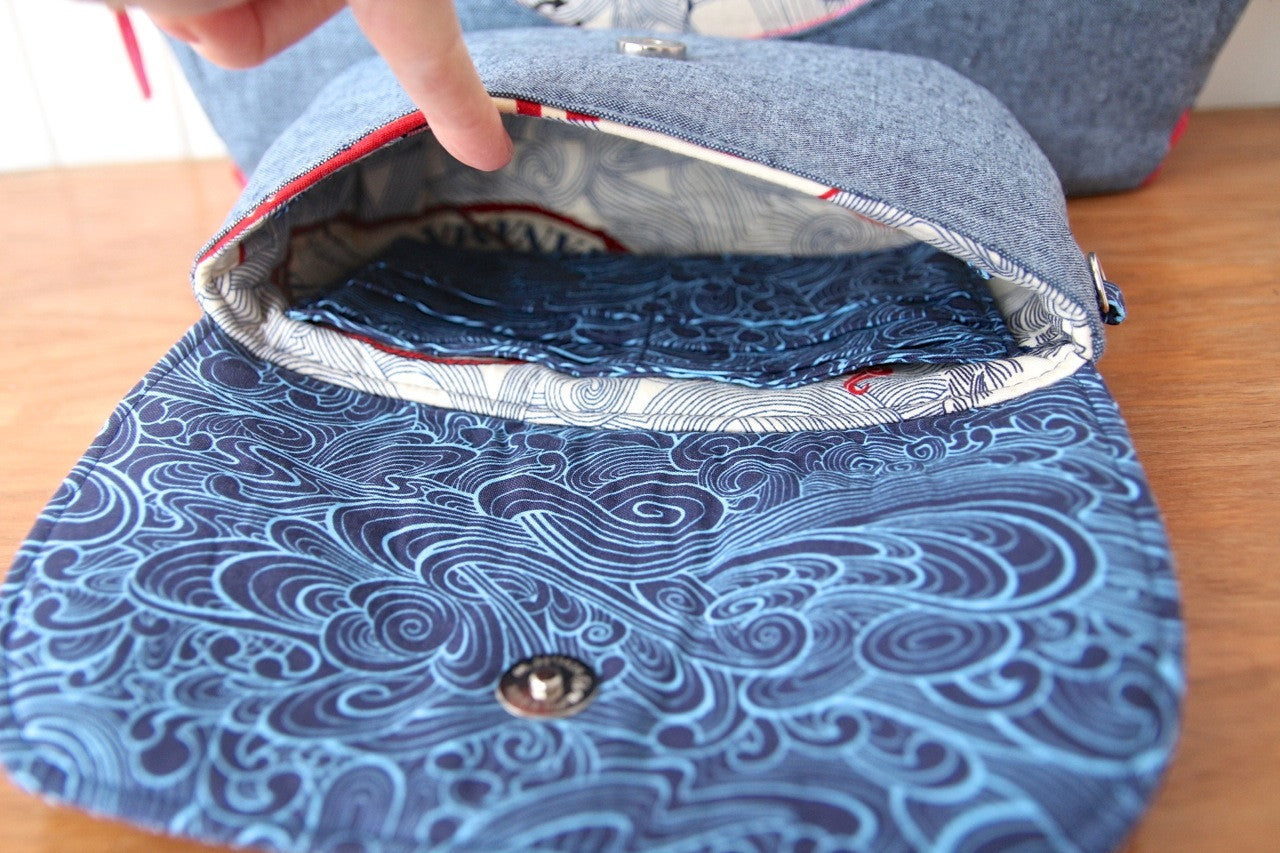 The Morning Glory Pouch - FREE PDF Sewing Pattern