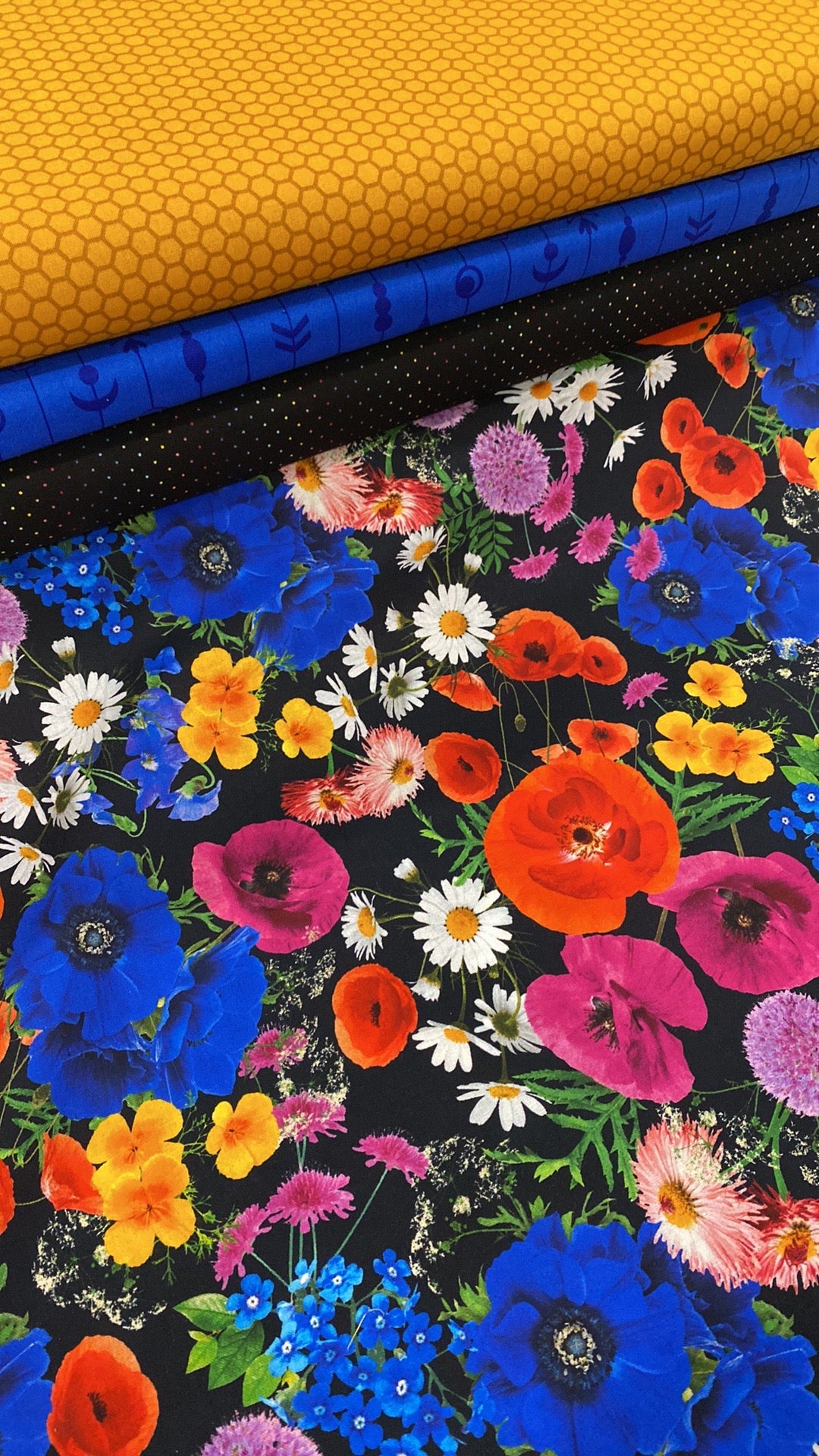 Large Colorful Bright Florals - Timeless Treasures