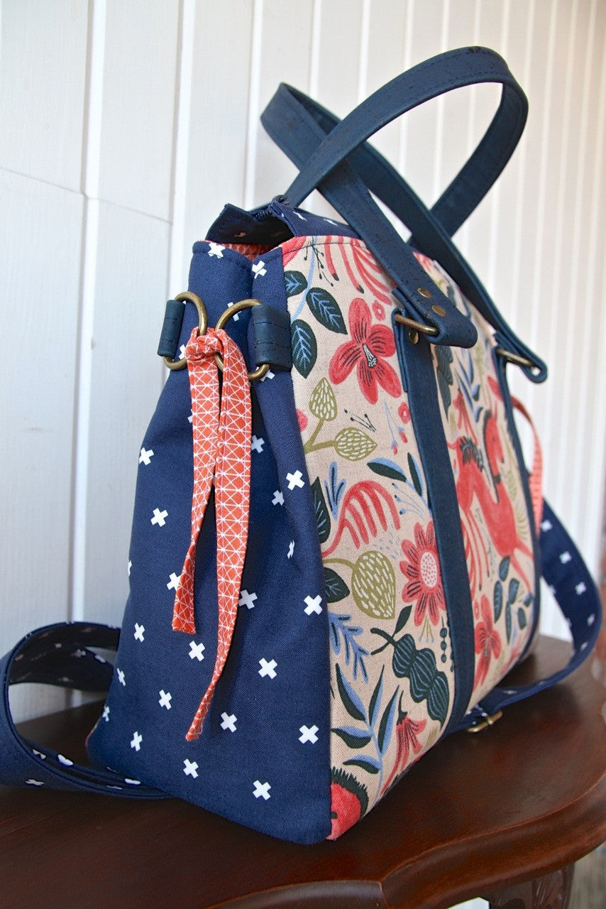 The Snowdrop Satchel in 2 sizes - PDF Sewing Pattern