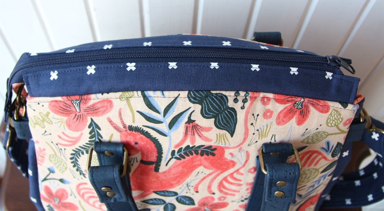 The Snowdrop Satchel in 2 sizes - PDF Sewing Pattern